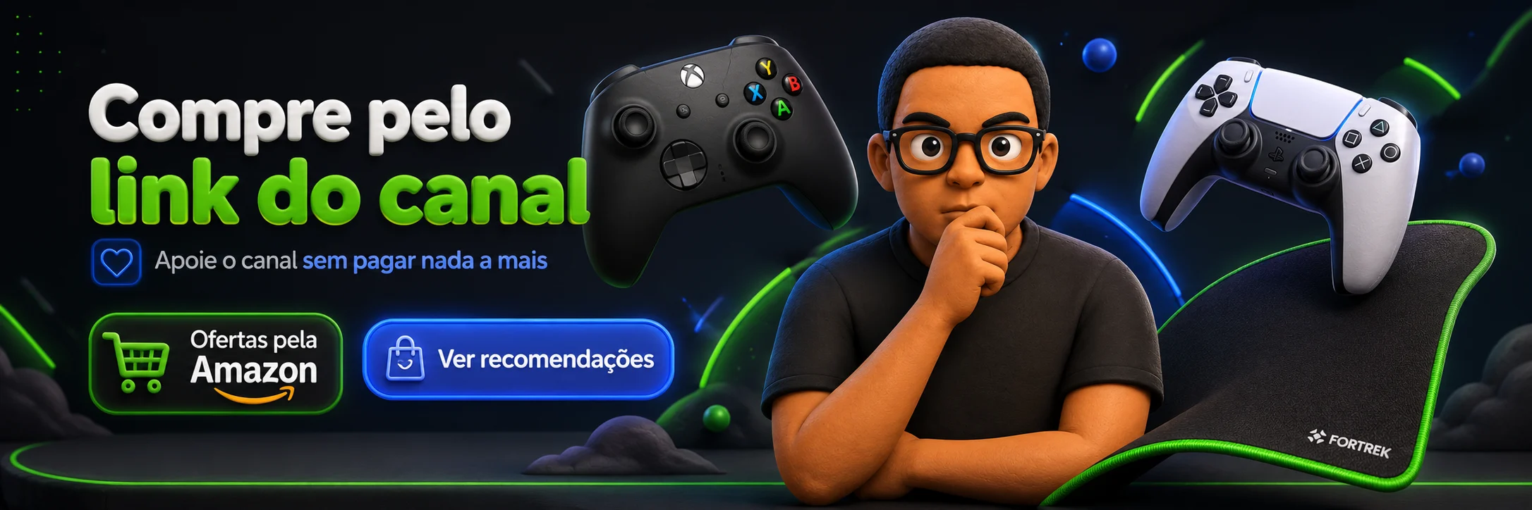 Compre pelo link do canal