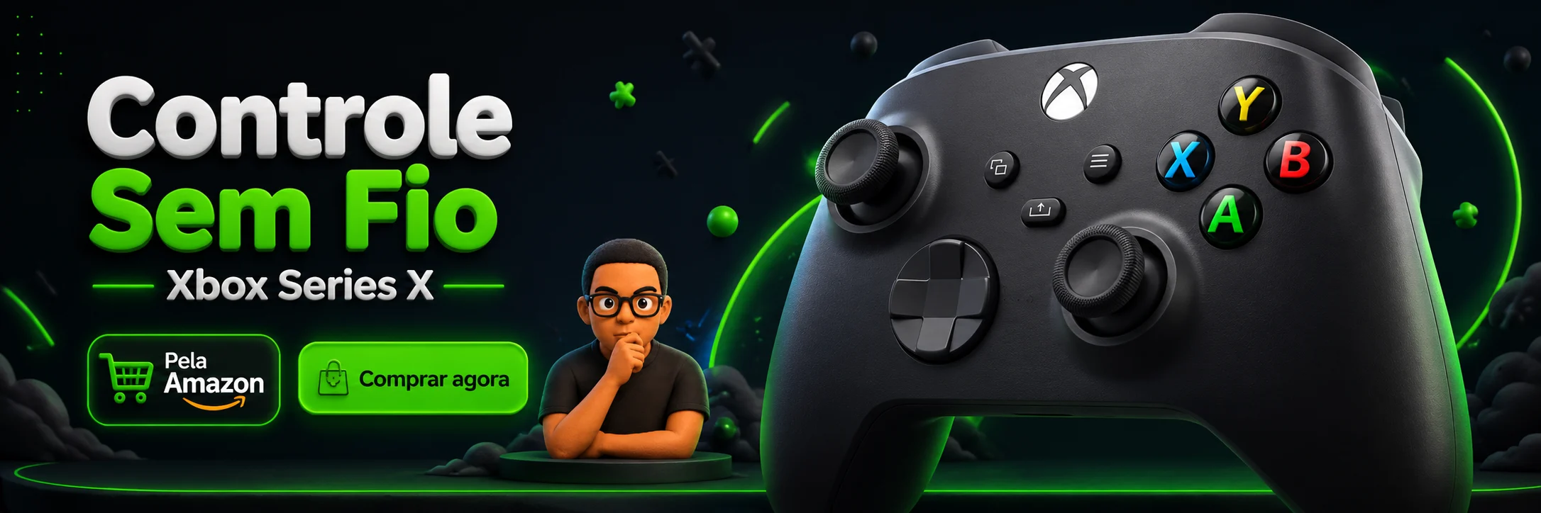 Controle sem fio Xbox Series X