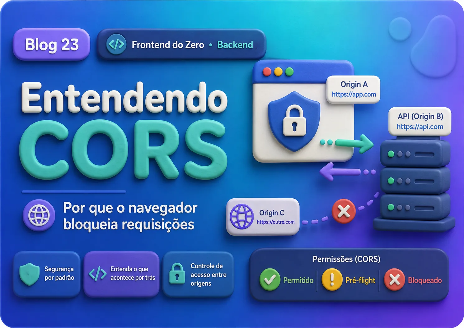CORS configurado em backend Express