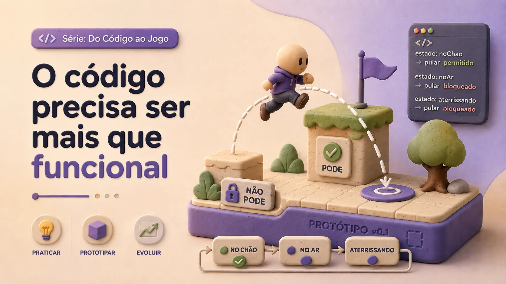 O código precisa ser mais que funcional