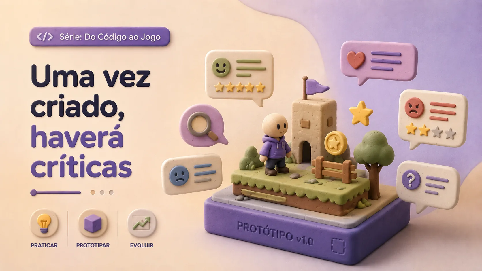 Uma vez criado, haverá críticas