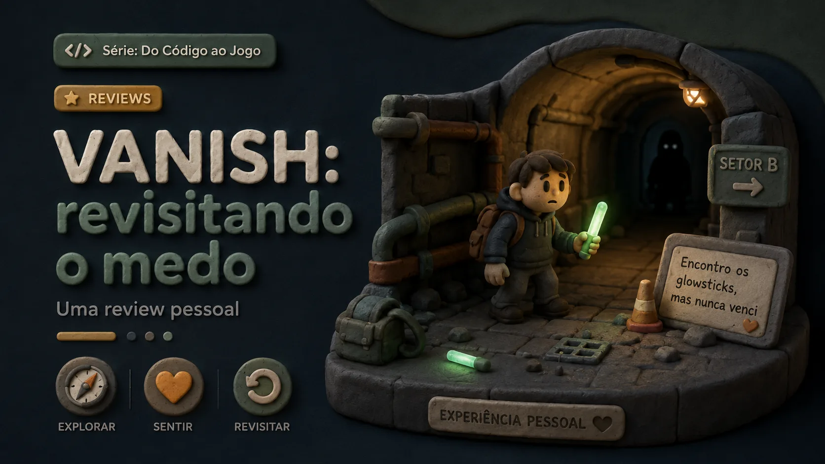 VANISH The Game em túneis escuros